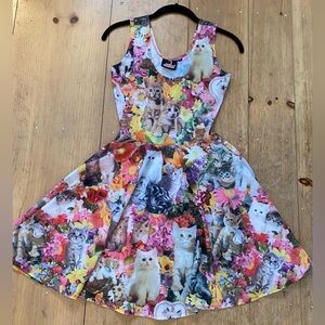 Kitschy Stretchy Cat Lady Dress ‘Pretty Snake’ brand. Perfect party dress!